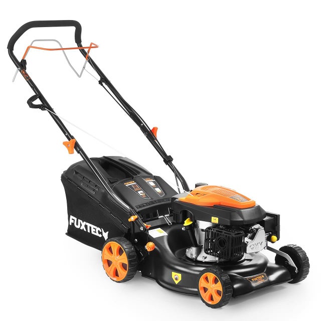 Tondeuse à gazon thermique autotractée FUXTEC FX-RM4346 – 146 cm³ – 42 cm – 3,5 CV – Easy Clean