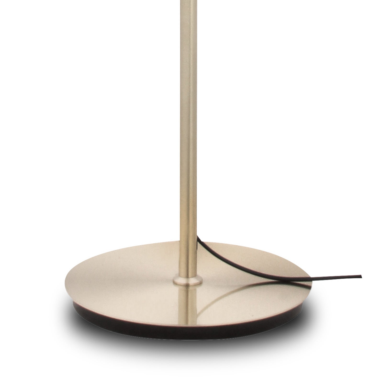 Lampadaire verre soufflé smoky et métal doré Laugo - 5