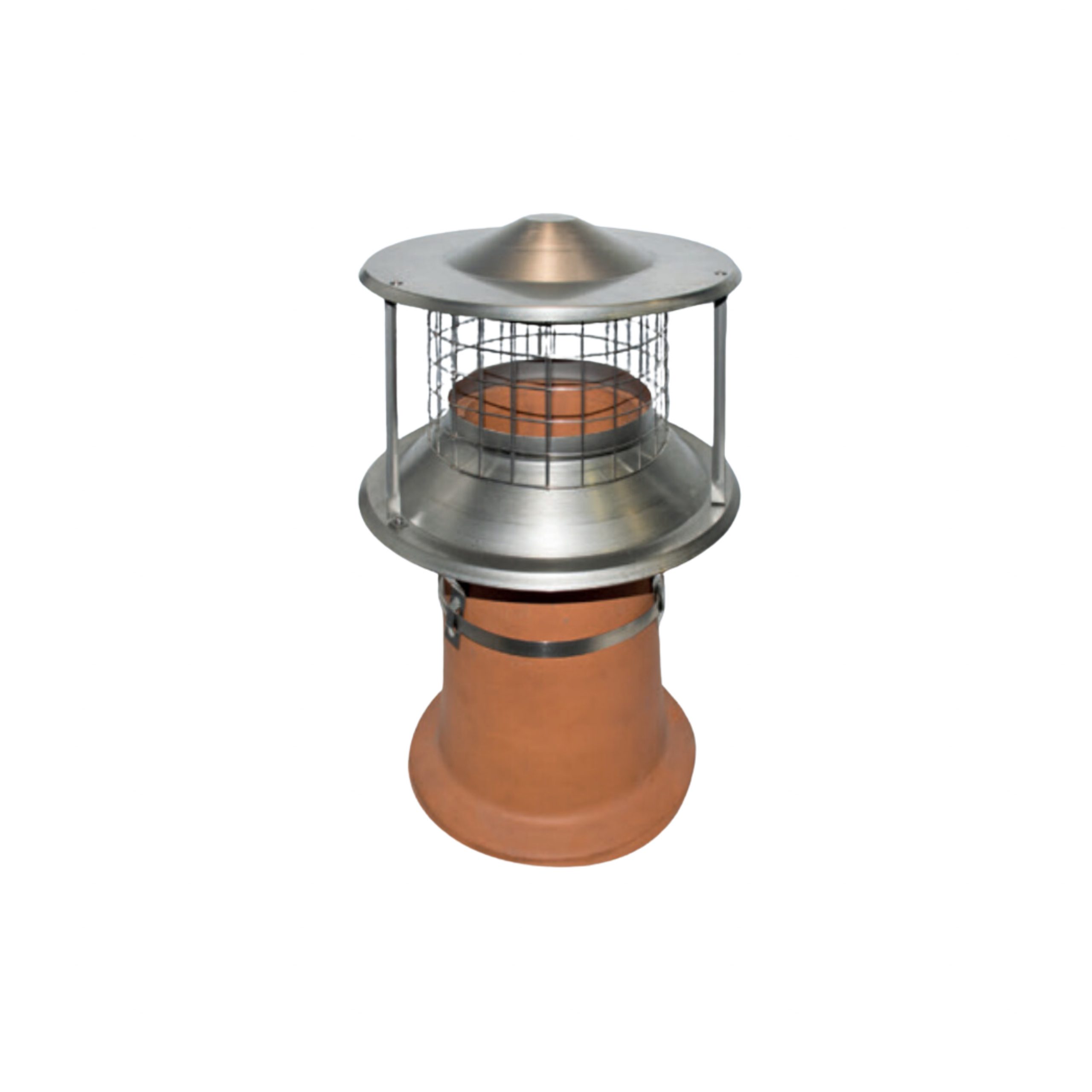 Chapeau de cheminée en Aluminium - Pour conduit diamètre 80 à 109 mm - 3