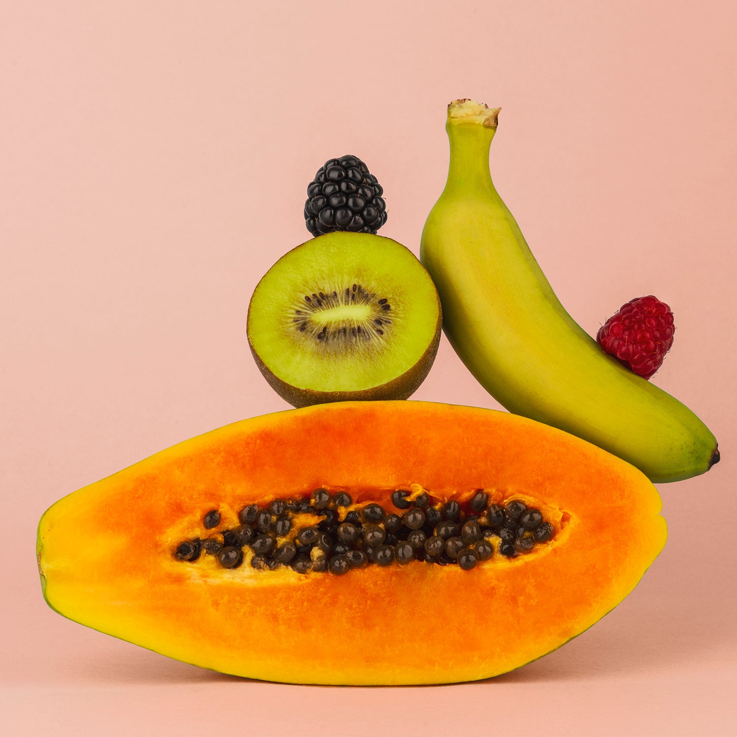 Mini blender - H.Koenig - SMOO10 - 300 W - 570 mL - Framboise - 2 gourdes incluses - 7