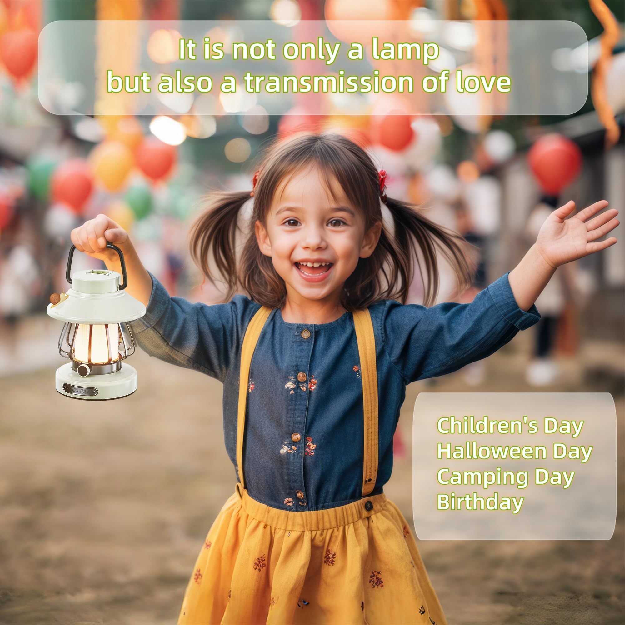 2 PCS Luz LED recarregável para acampamento, luz portátil à prova d'água para barraca, 3000-6500K, para emergências, caminhadas e furacões (branca) - 5