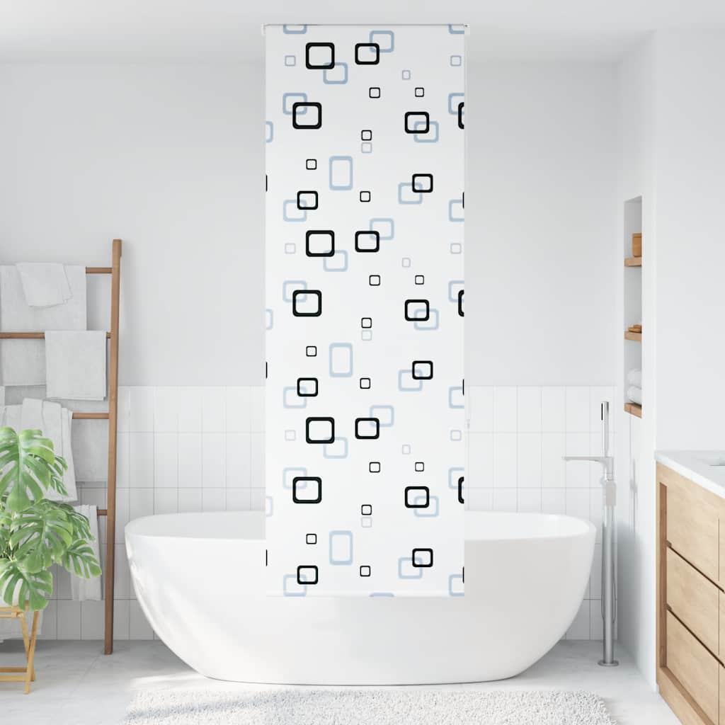 Roleta prysznicowa z tkaniny 70x240 cm, szerokość 66 cm