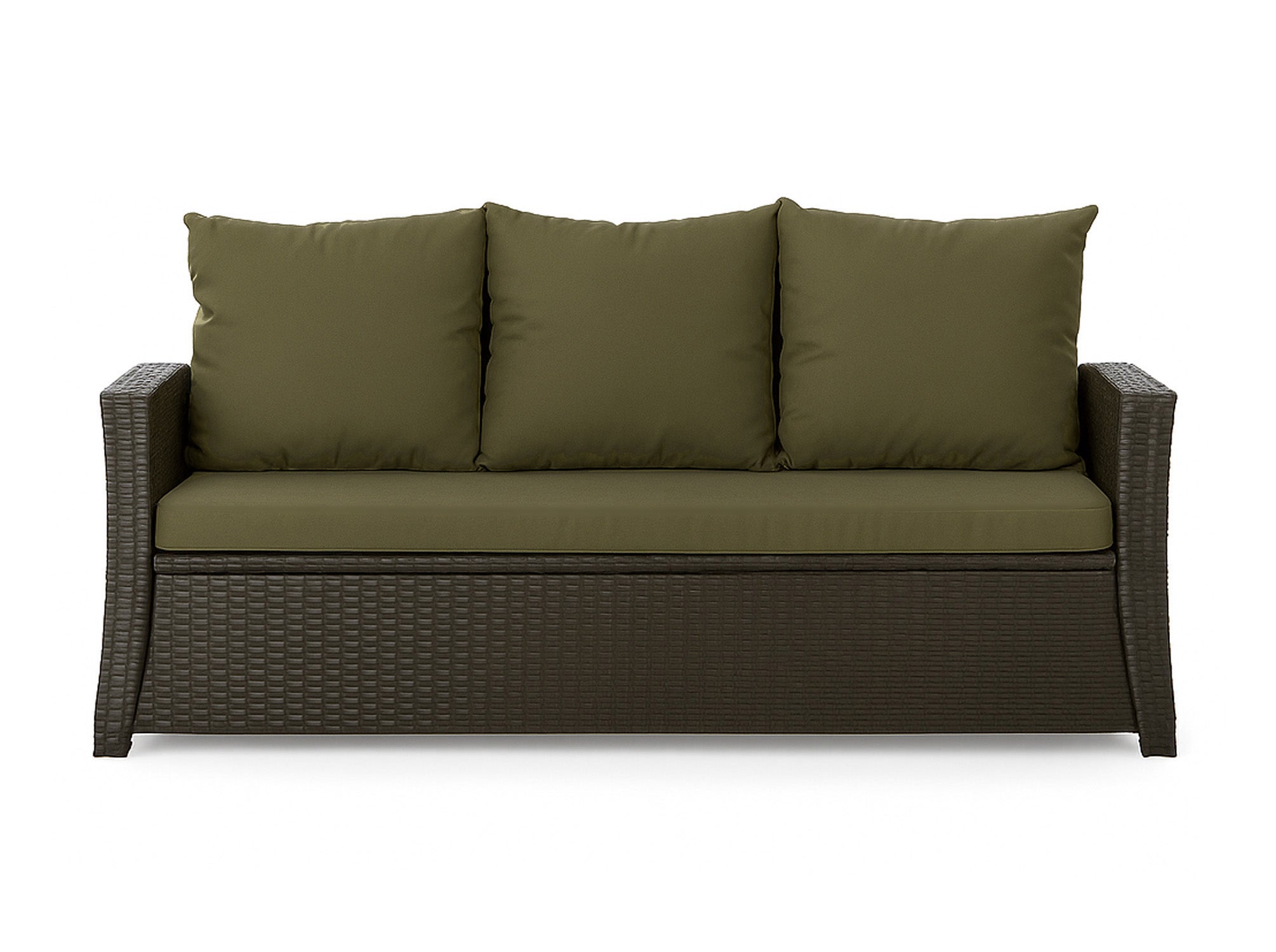 Poduszka ogrodowa na sofę rattanową 160x60x50cm poduszka na meble rattanowe zielona, poduszka na balkon taras, poduszki na meble ogrodowe