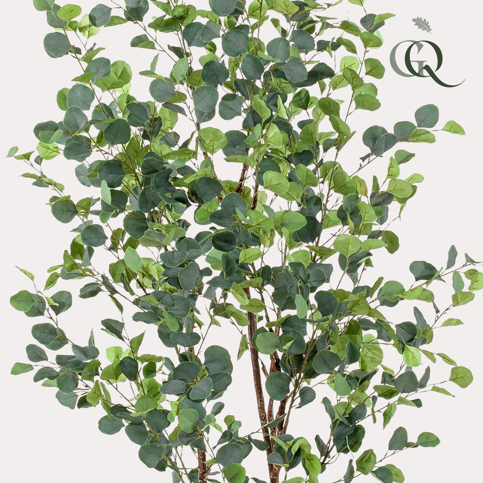 Eucalyptus artificiel 180 cm – Blauwe Gomboom élégant pour salon et bureau - 2
