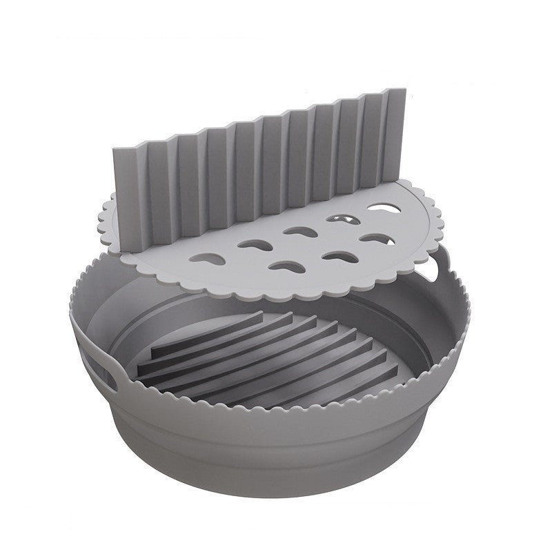 Stampo In Silicone Per Friggitrice Ad Aria Cozor 20 Cm Con 2 Guanti Termici - Senza BPA, Riutilizzabile