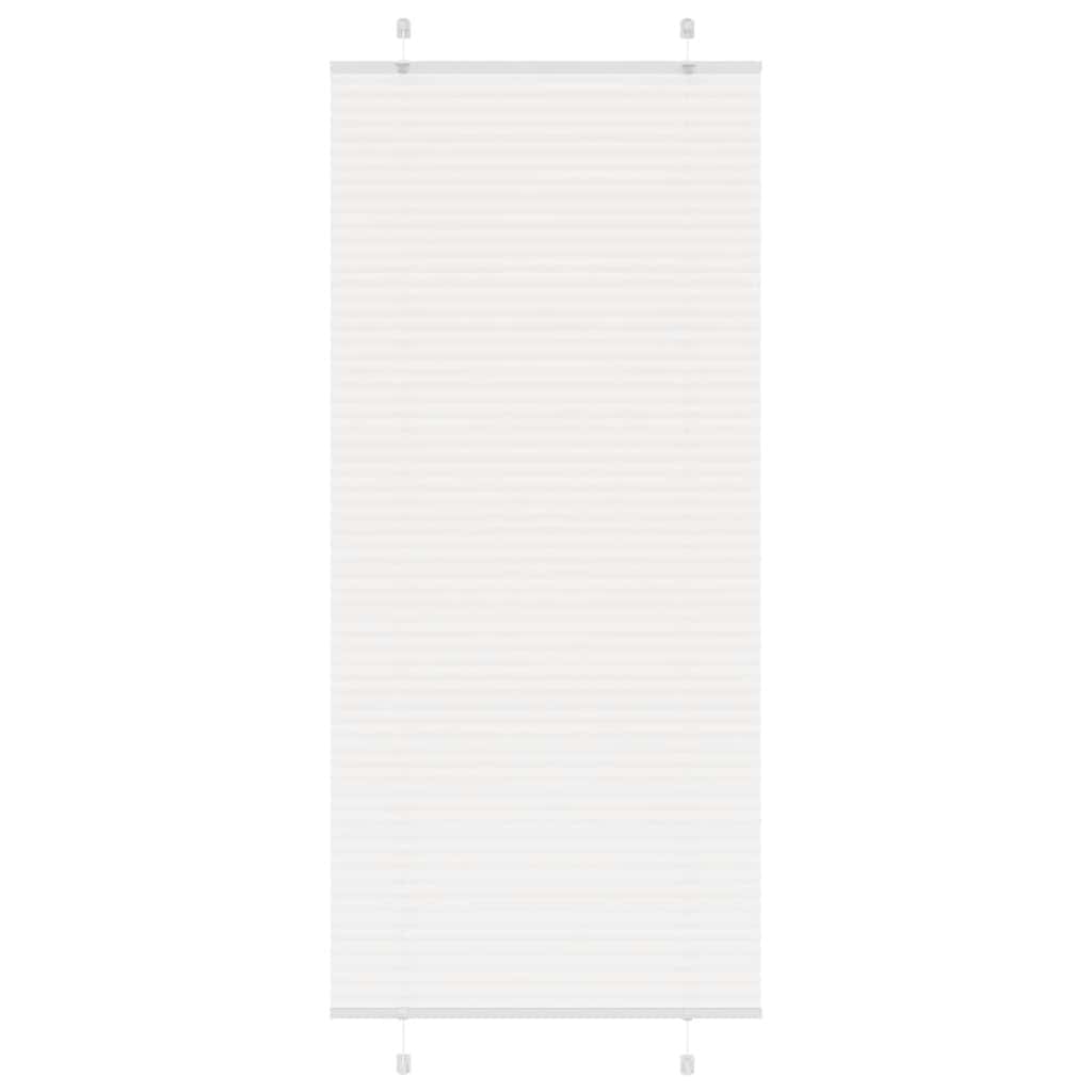 Roleta plisowana biała 100x200 cm Szerokość tkaniny 99,4 cm vidaXL