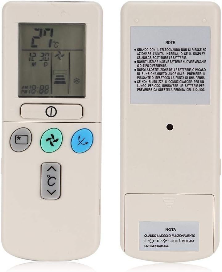 Uniwersalny pilot zamienny do klimatyzatora RAR-2A1 RAR-52P1 RAR-2SP1 RAR-3U4 RAR-2P2 RAR-3U3 RAR-52P2 RAR-2P1