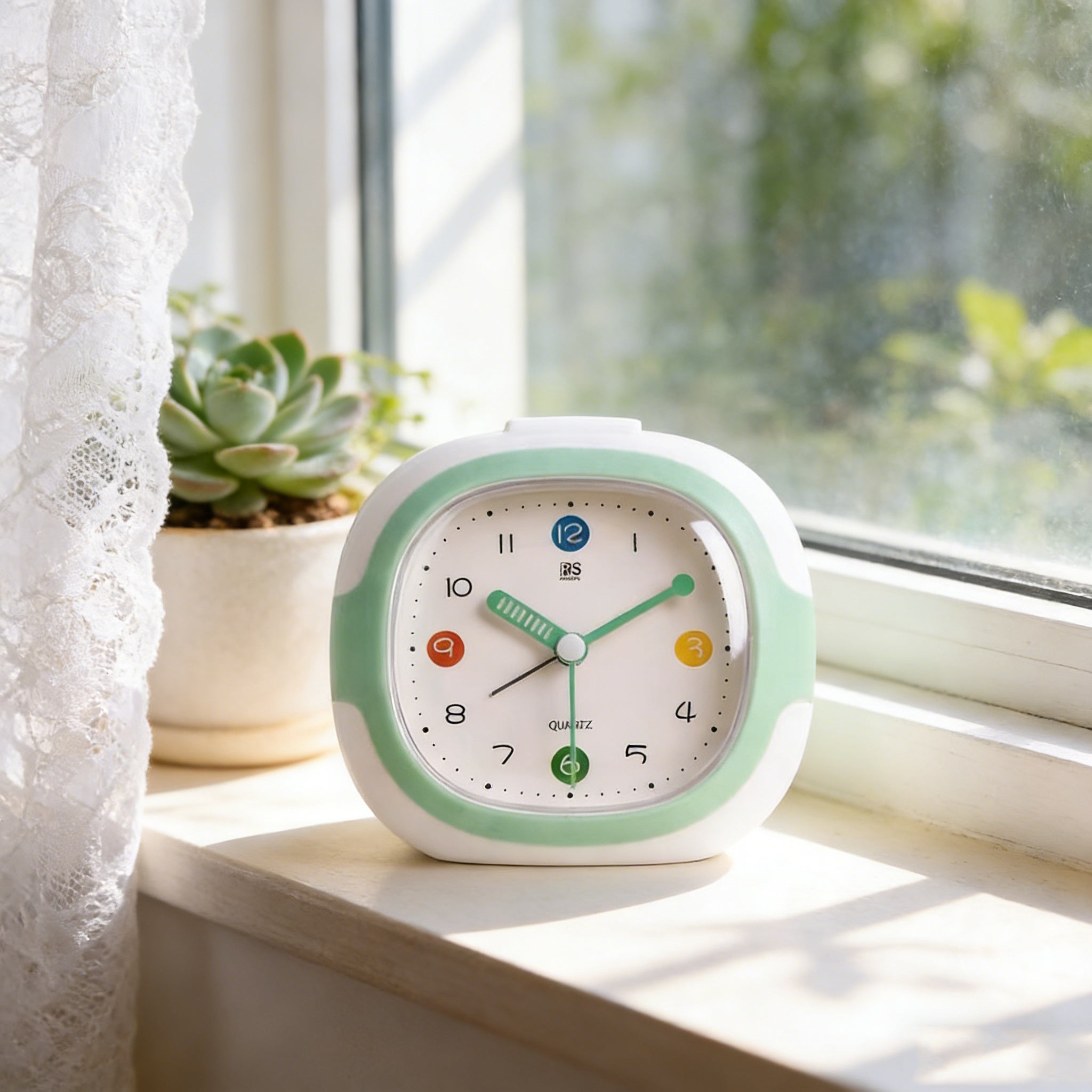 Orologio Da Parete Verde Con Pompa Anticendio Design Vintage - WT16 | Perfetto Per Arredamento Unico