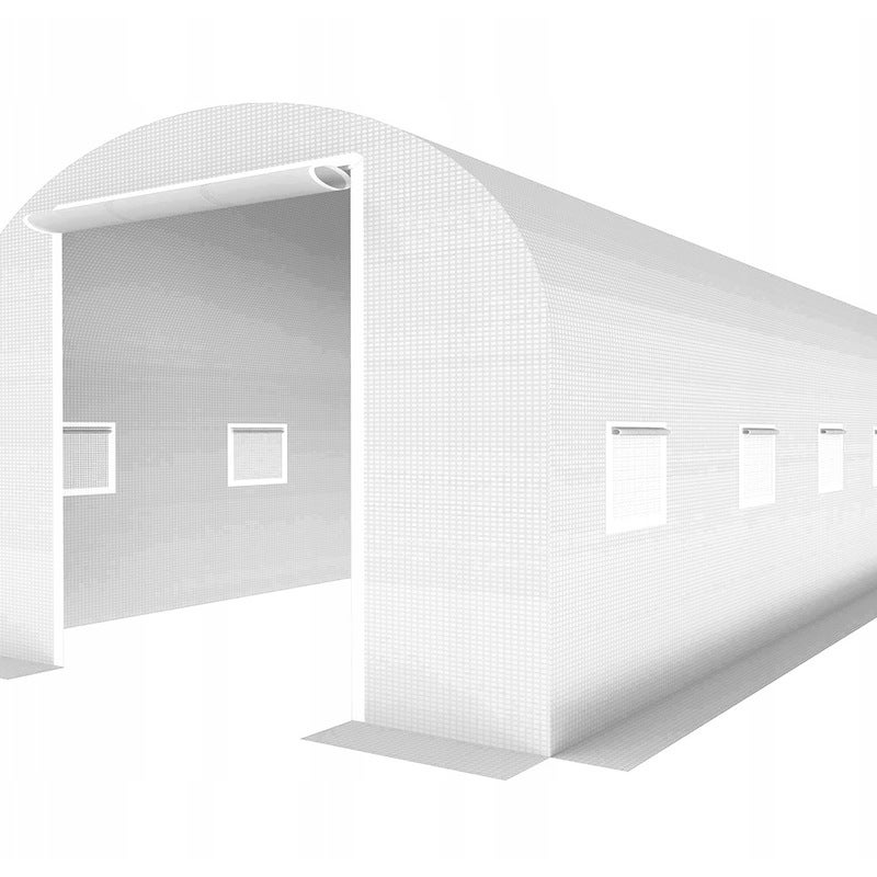 Duży tunel foliowy ogrodowy 6x3 szklarnia warzywa namiot XXL 18m2 biały UV4