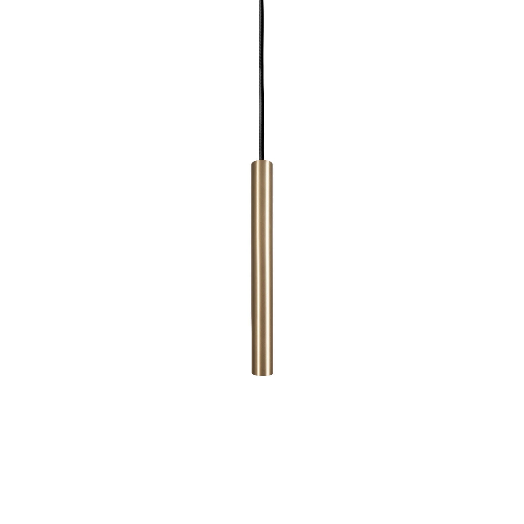 Lampa wisząca Laser czarna-mosiądz 1xG9x10W wym: 130 x 2 x 2 cm mosiądz Nowodvorski Lighting