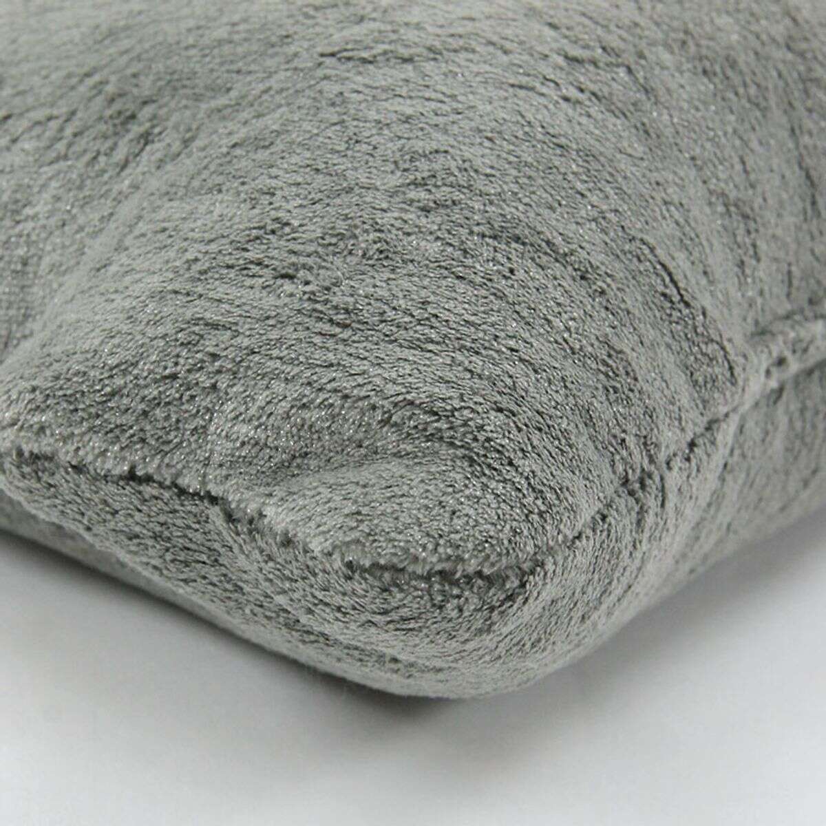 COMETE - Coussin extra-doux en forme de nuage gris 27x44 - 3
