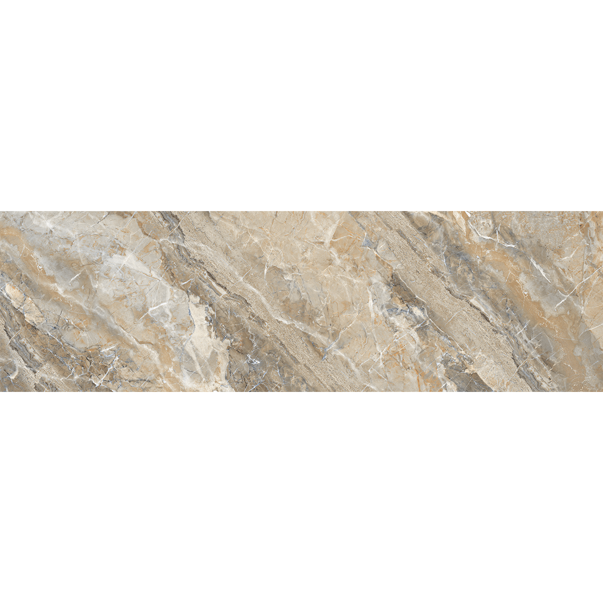 Sticker crédence adhésive - MARBRE BRUN CLAIRE - 60x200cm - 2