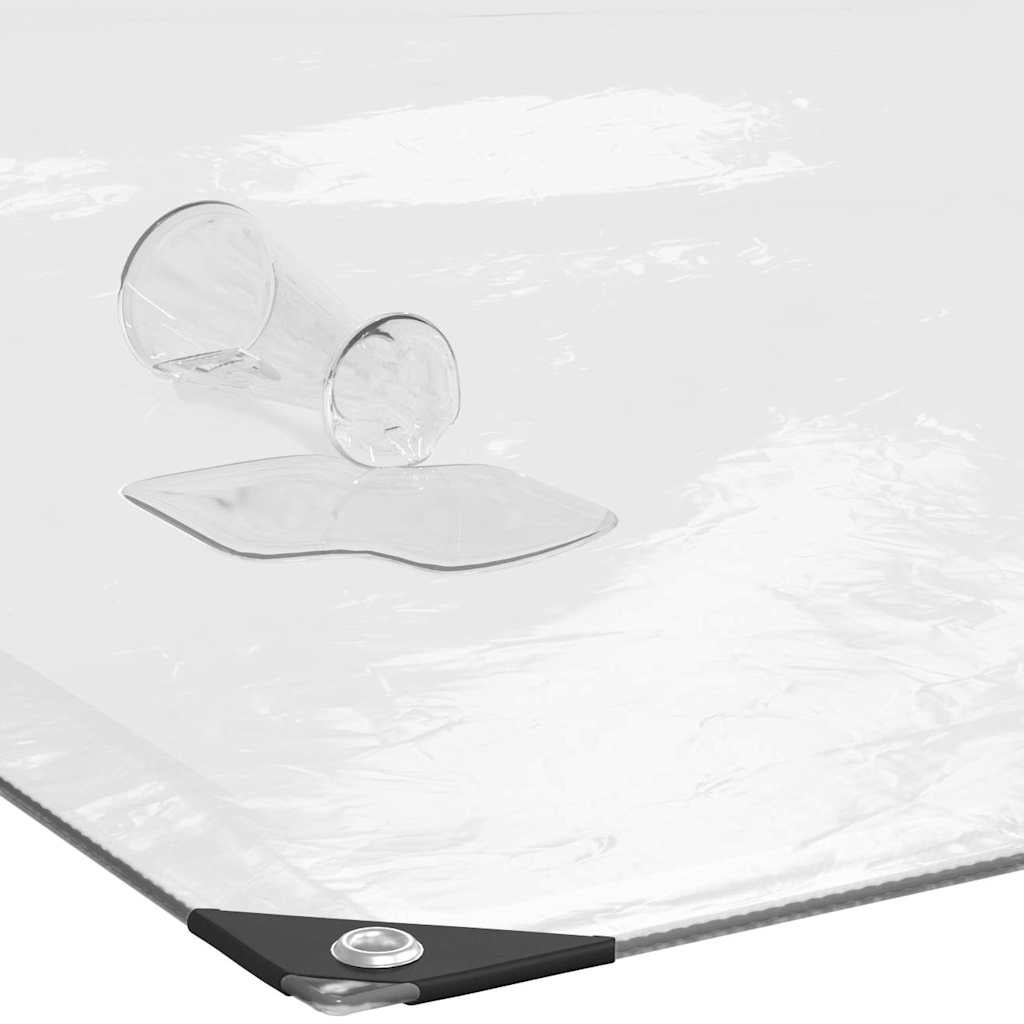 Lona protetora transparente com ilhós de polietileno 3x10 m - COMFORTXL - 4