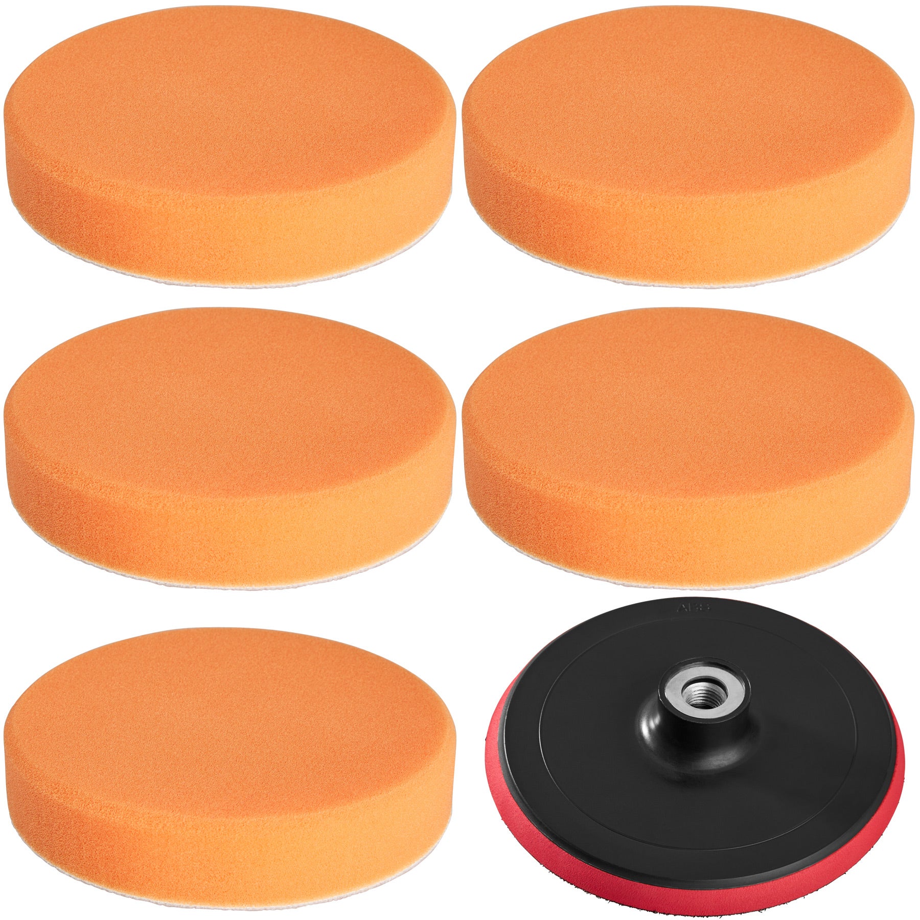 Lot De 5 Éponges Polissage Voiture Avec Poignée - Microfibre, Sans Rayure, Pour Carrosserie, Vitres, Cuir - 10