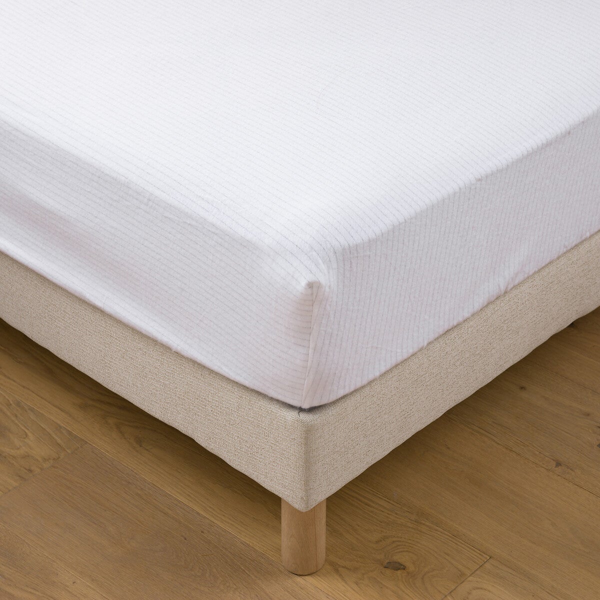 Protège Matelas Molleton 100% Coton, Bords Forme Drap Housse, Prolongez