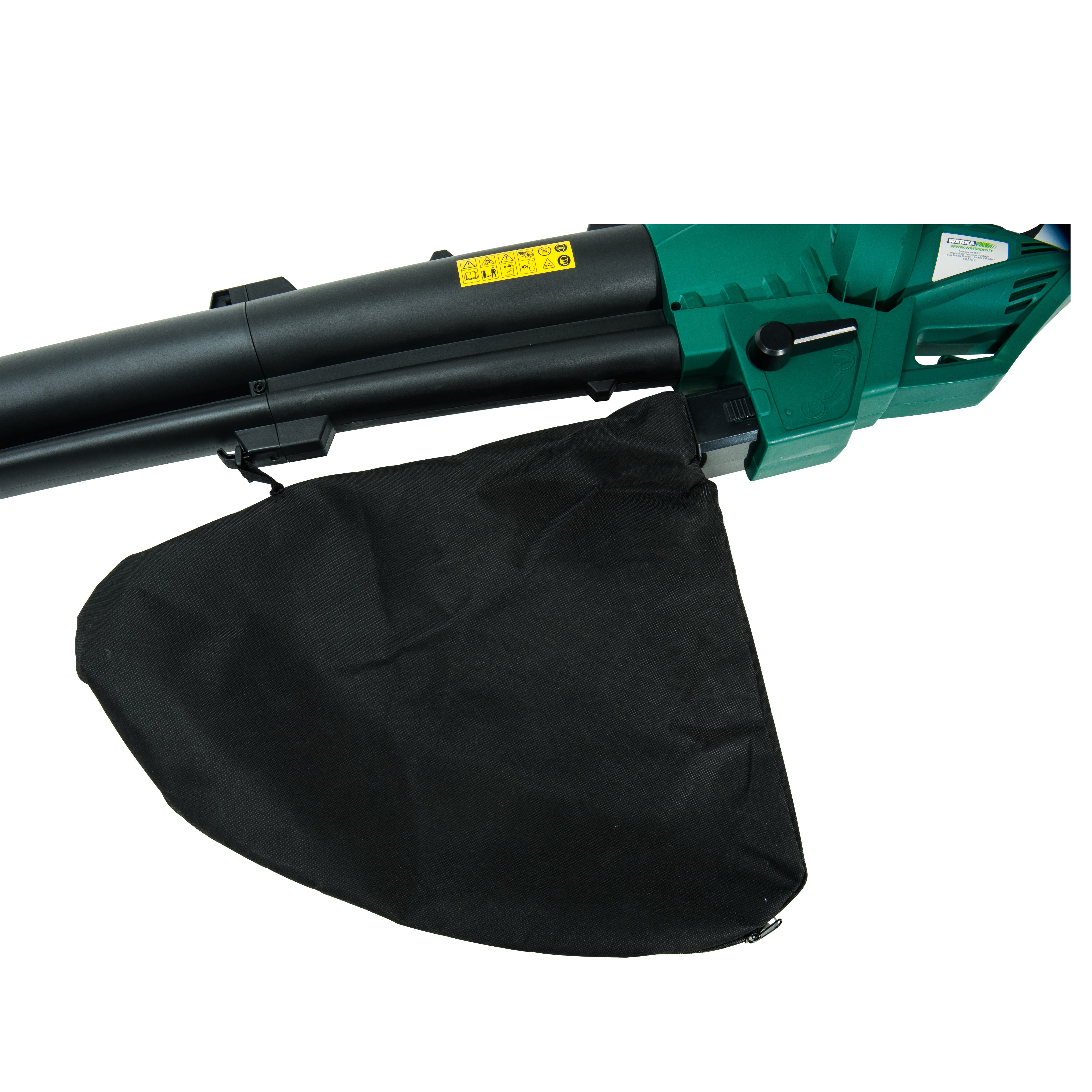 Aspirateur souffleur broyeur de feuilles WERKA PRO 3000w - 4