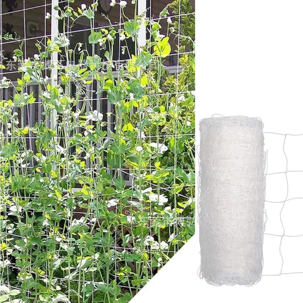 Filet pour plantes grimpantes, filet de treillis en polyester à grandes Filet pour plantes grimpantes, filet de treillis en polyester à grandes