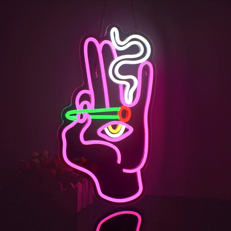 BedEuu Enseigne Murale Néon à Intensité Variable - Éclairage