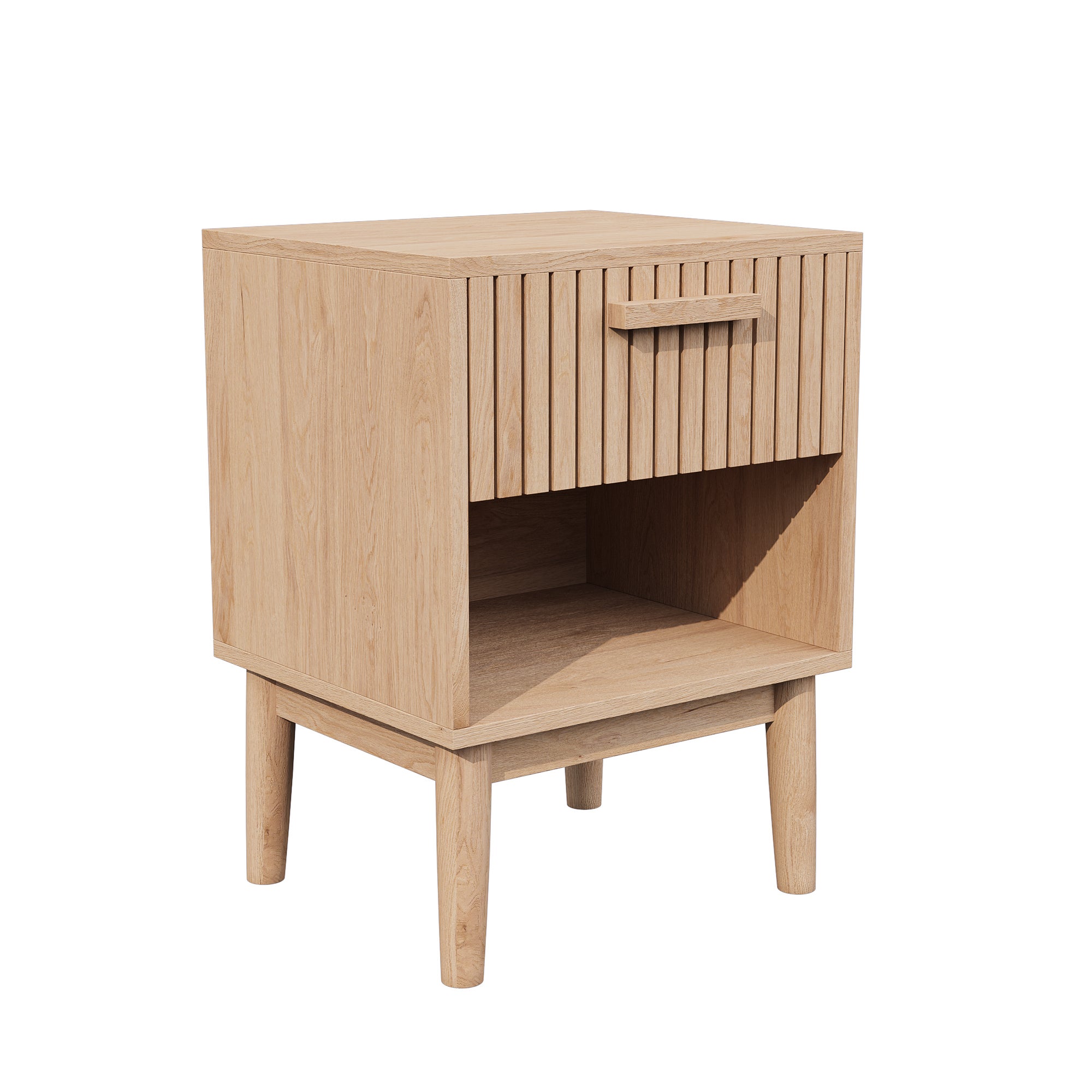 Lot de 2 tables de chevet, avec 1 tiroir, style bohème, tables de chevet, pour chambre à coucher ou salon - 11