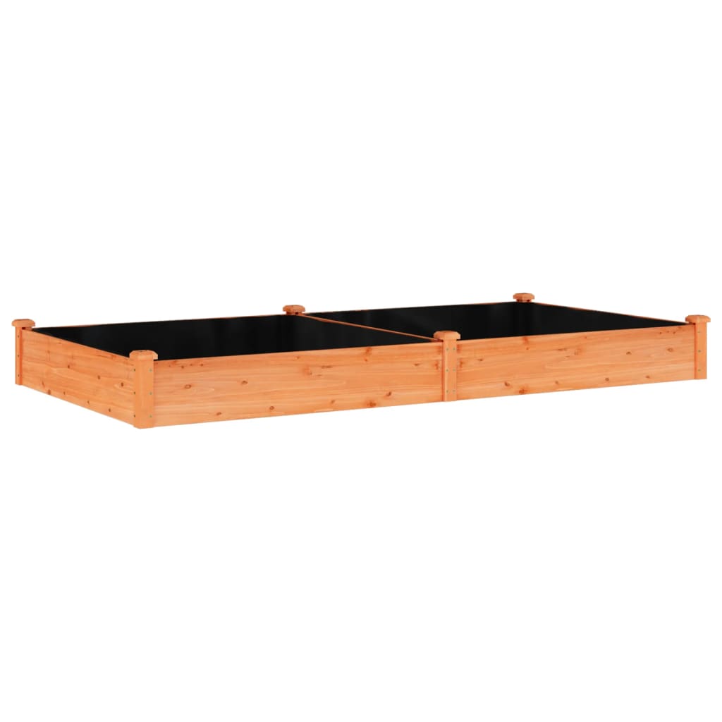 GOPLUS 2 en 1 Jardinière Surélevée avec Treillis en Bois à 2 Niveaux