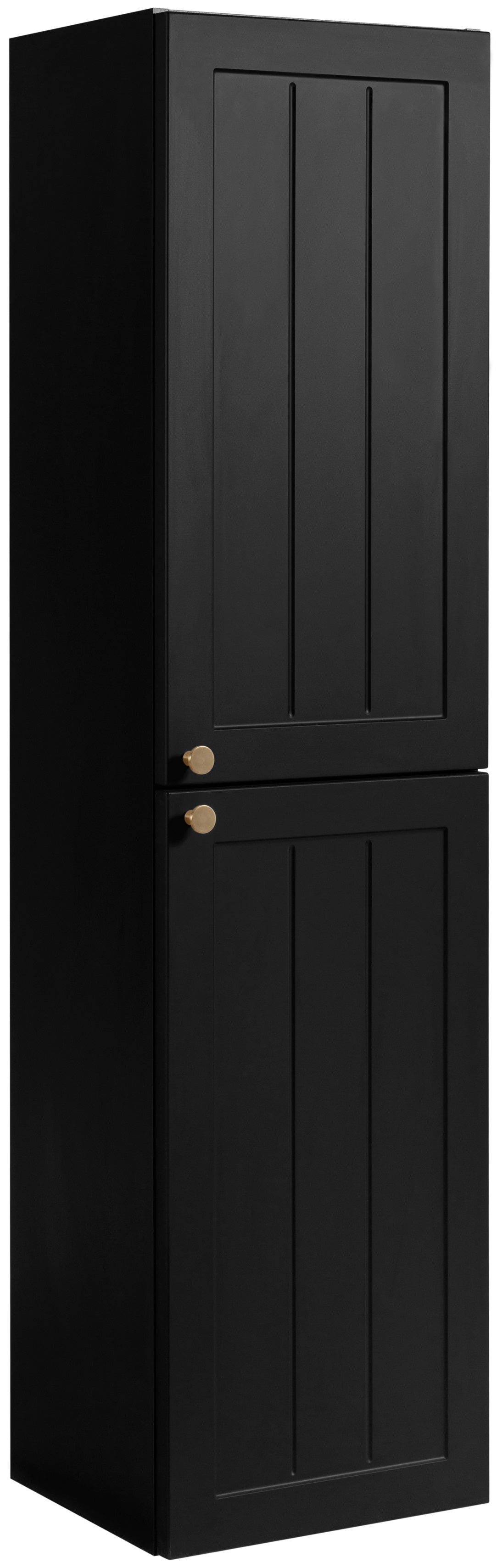 Słupek łazienkowy GUSTO 136 cm czarny 3 kolory uchwytów frezowany front