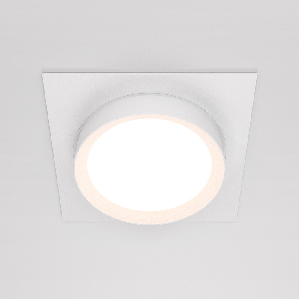 Oprawa sufitowa wpuszczana podtynkowa Hoop biała 1xGX53x15W kwadratowa IP20 wym: 5,2 x 11 x 11 cm aluminium Maytoni - 2