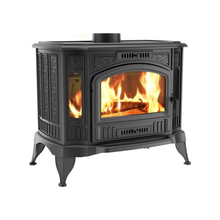 Żeliwny piec na drewno Kratki model Koza K9