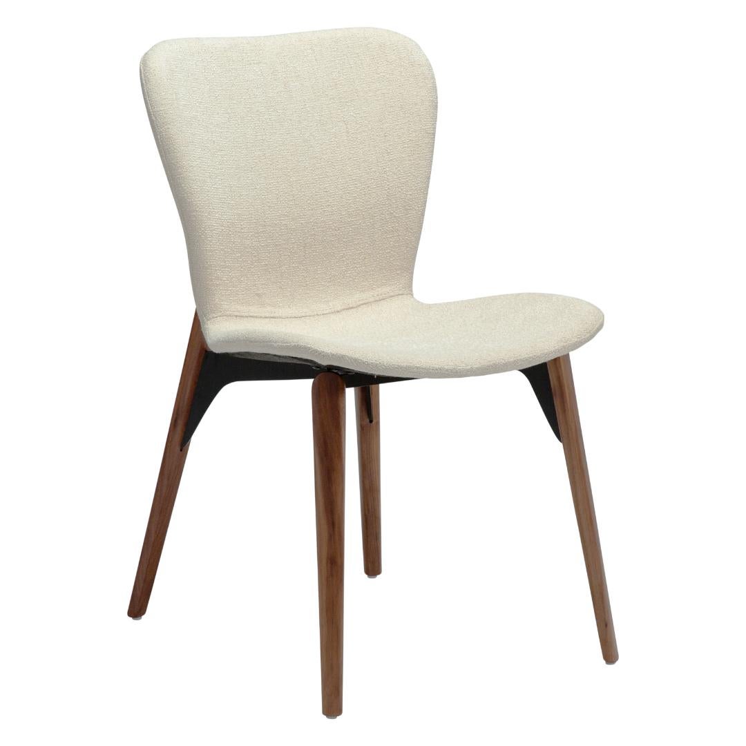 Paragon Dan-Form krzesło stołowe bouclé offwhite.