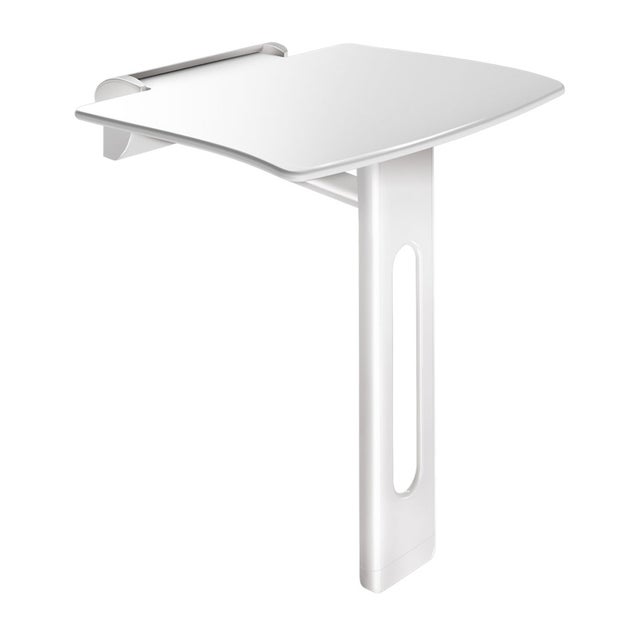 Siège de douche rabattable Be-Line avec pied Delabie (modèle PMR)