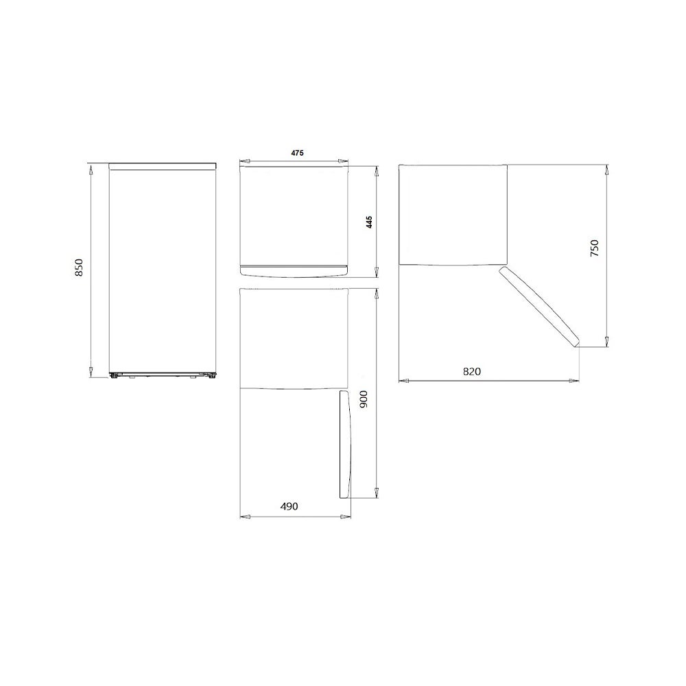Congelador Vertical Svan, SCV85502E, Capacidad 60 Litros, Puerta Reversible, Bajo nivel Sonoro, Eficiencia Energética Clase E - 7