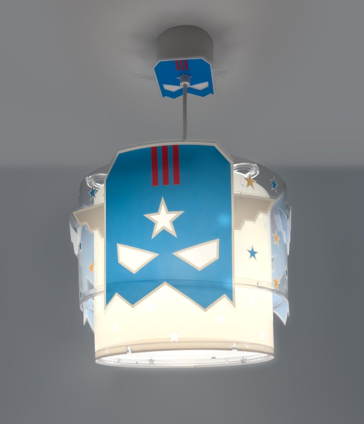 Lampa sufitowa Blue Hero - Niebieski bohater dla dzieci - 3
