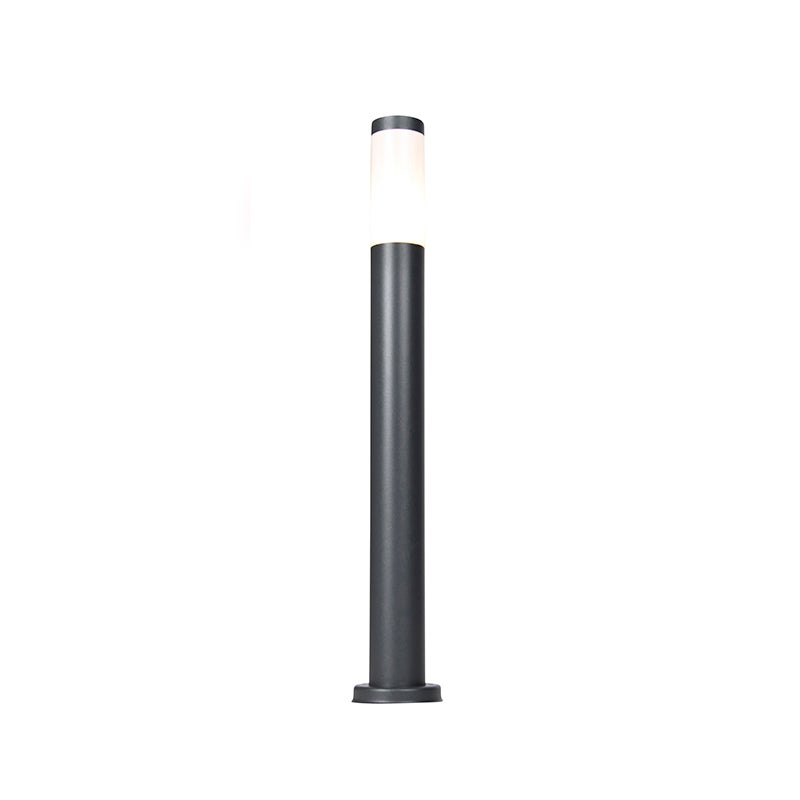 Qazqa nowoczesny lampa słupkowa do ogród - Rox - ciemnoszary, max. 20w, kompatybilny z żarówką LED, e27, 80cm, IP44 - 7