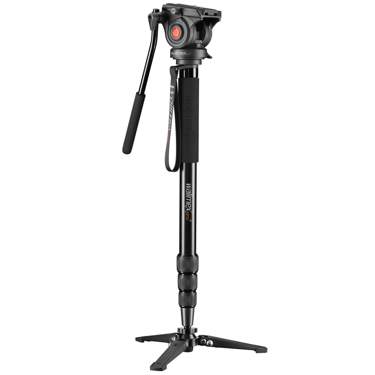Walimex Pro Treppiede Video Cineast 188cm – Stativo Professionale In Alluminio Con Testa Fluida E Borsa – Portata 6kg Per Videocamere E DSLR - 2
