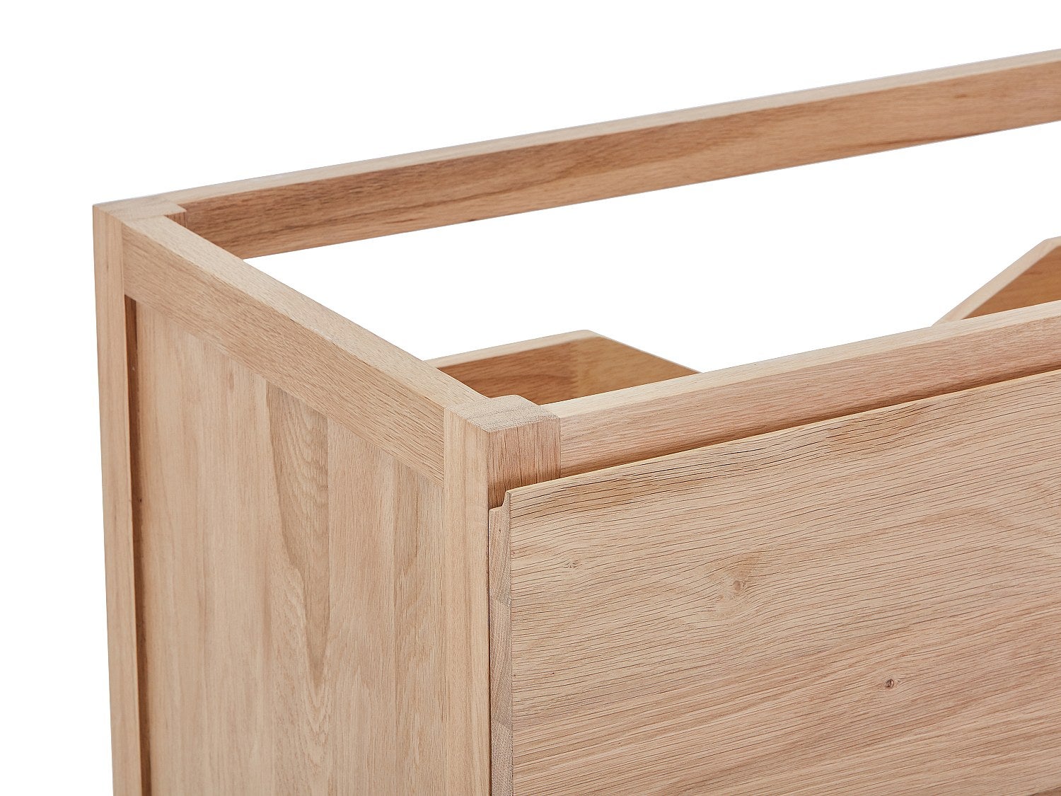 Meuble sous vasque en chêne massif - Naturel clair - 80 cm - TARELO - 5