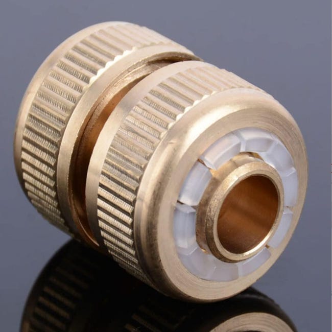 C.K. G7905 Raccordo A Innesto In Ottone Per Tubo 13 Mm (1/2'') - Connettore Per Tubo Da Giardino