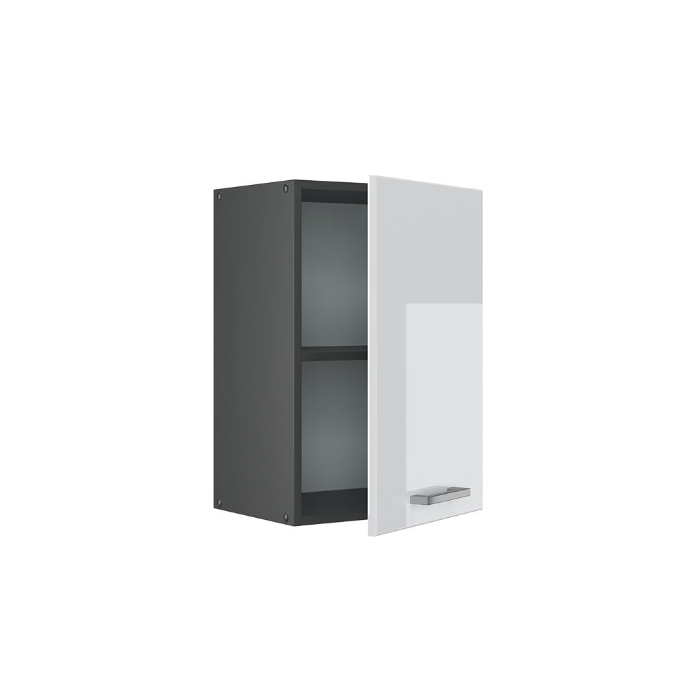 Vicco Elément haut de cuisine R-Line, Blanc Haute brillance, 40cm - 4