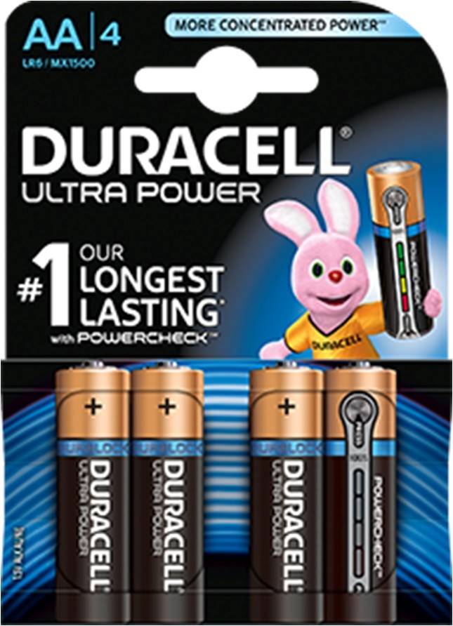 Duracell - Pack 4 Piles Lr6 Duracell Ultra Power +testeur (pack De 4) - 2