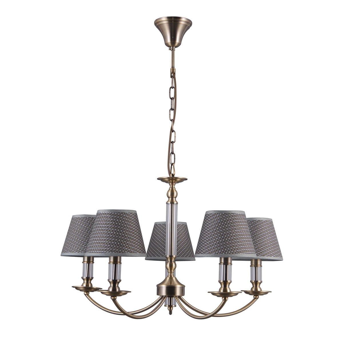 Lampa wisząca Zanobi brąz antyczny 5xE14x40W styl klasyczny wym: 89 x 67 x 67 cm metal Italux
