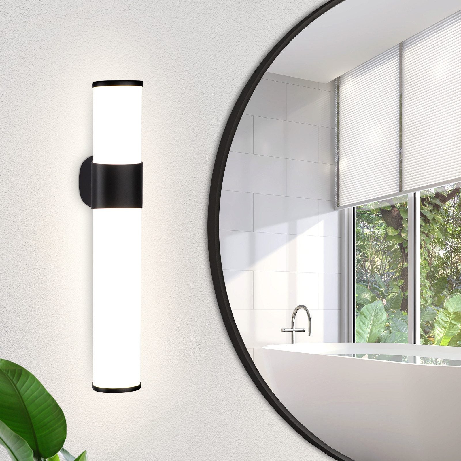 NETTLIFE Applique LED Salle De Bain,Lampe De Miroir De Salle De Bain à