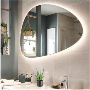 TheMIRRROR - Specchio da parete incorniciato in vero vetro 35 x 130 cm