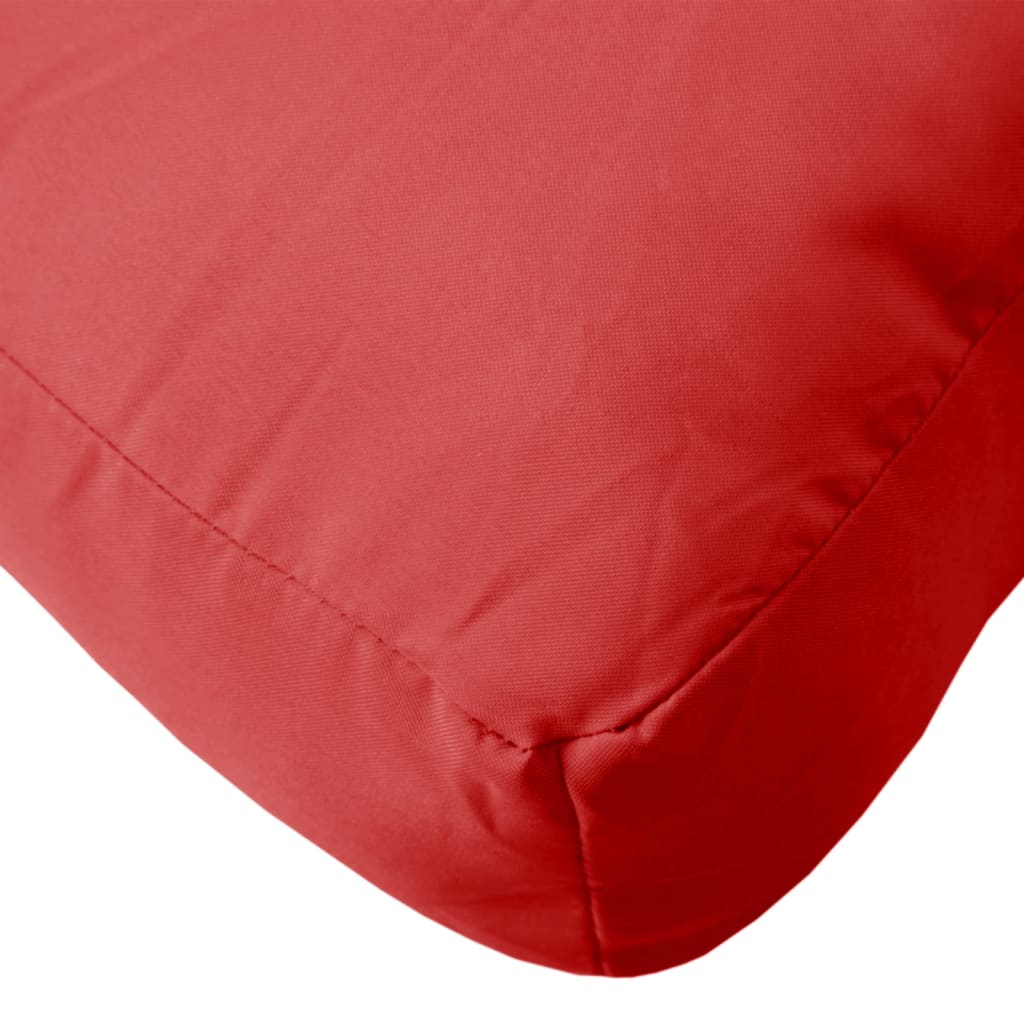 Coussins de palette lot de 2 rouge tissu oxford - 8