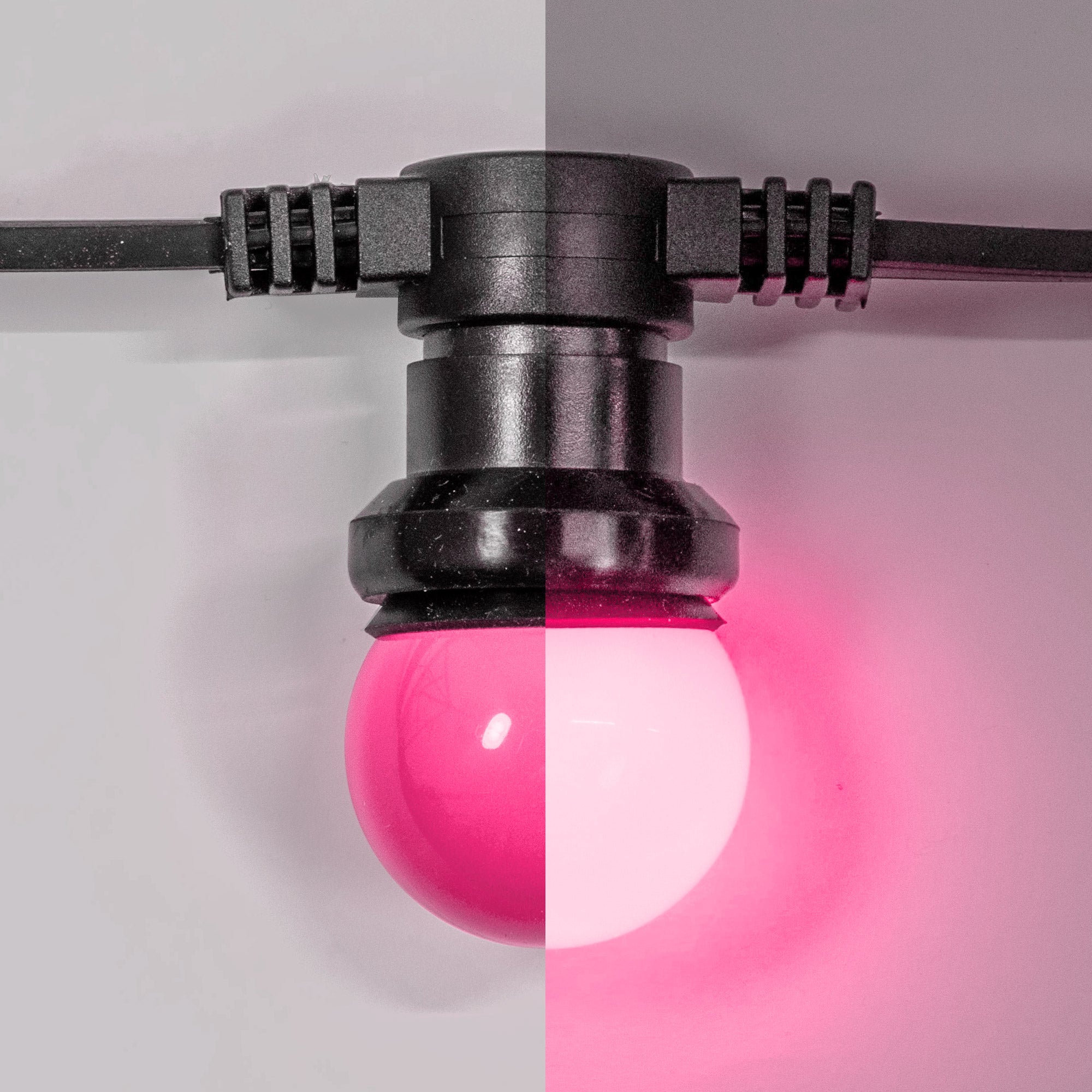 Ampoule Guirlande Guinguette Led E27 Couleur Rose - 1.5W SKYLANTERN - 3