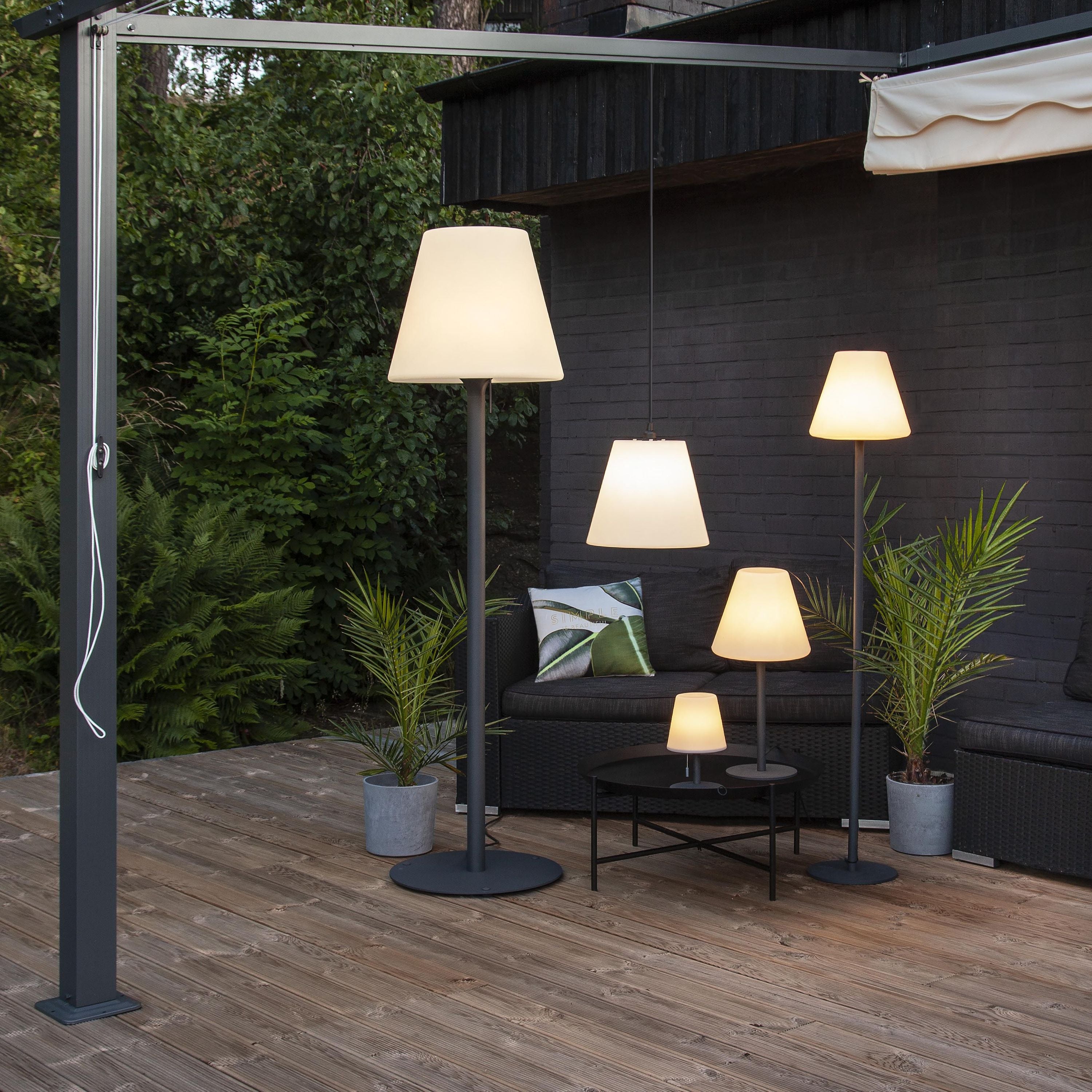 Zewnętrzna lampa podłogowa Star Trading Crete, 184 cm - 5