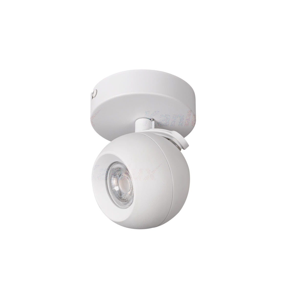 Reflektor sufitowy spot natynkowy Galoba listwa biały 1xGU10x35W wym: 10 x 10 cm aluminium Kanlux