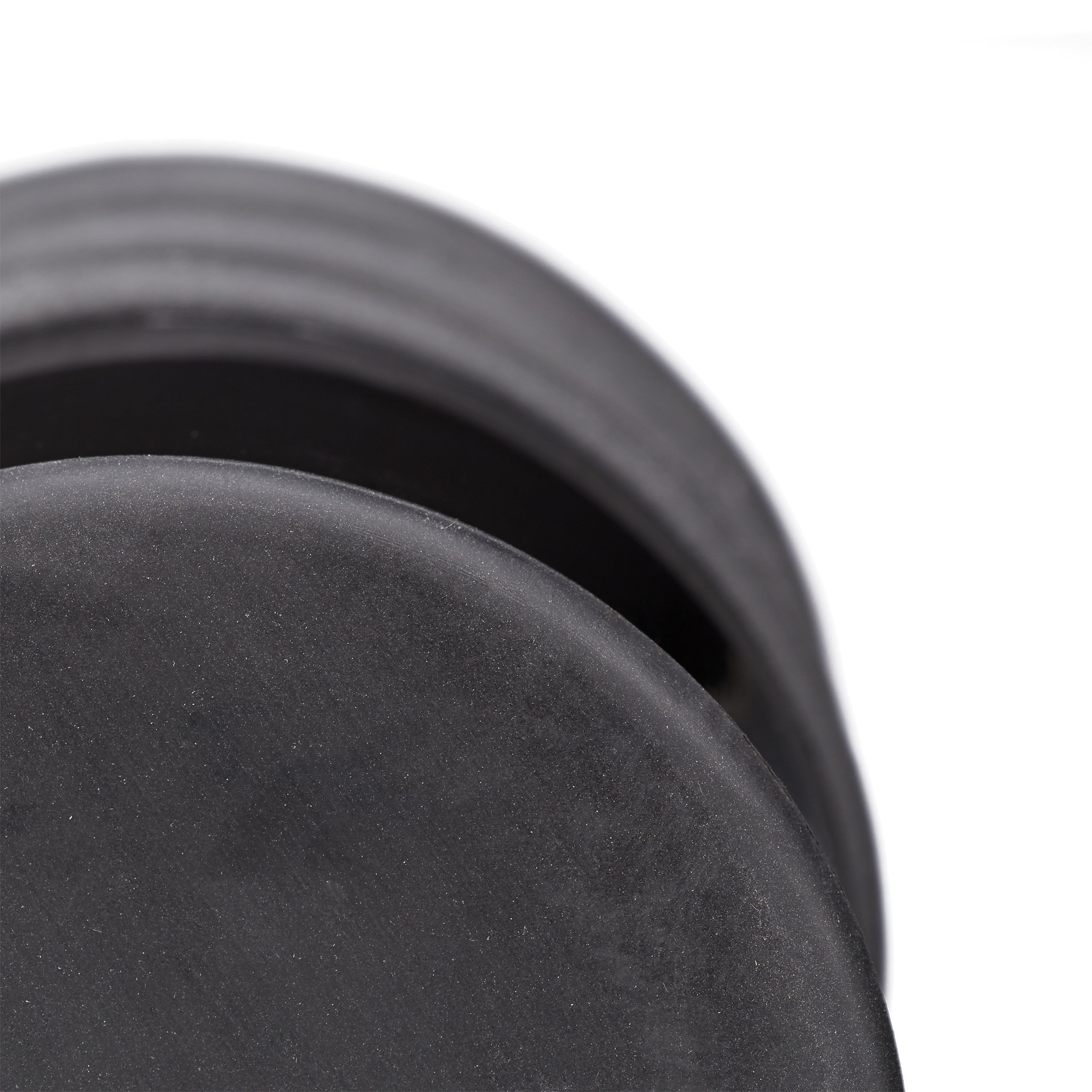 4x Fermaporta a Pavimento, Blocca Porte e Finestre, Grande, con Stella, 8 cm di Altezza, Nero - 7