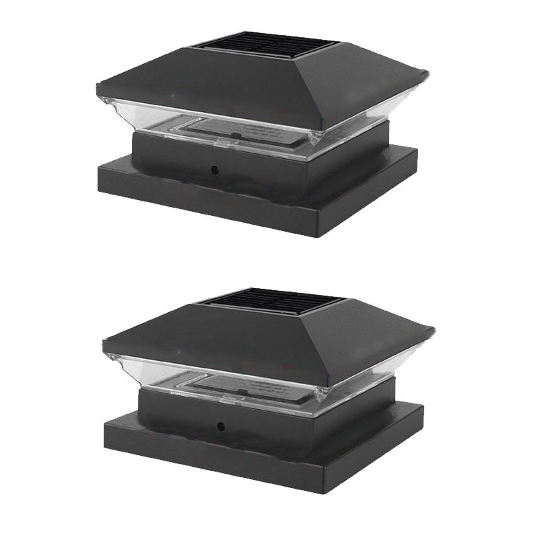 2 sztuki solarnych lamp słupkowych, lampki LED na słupki ogrodzeniowe