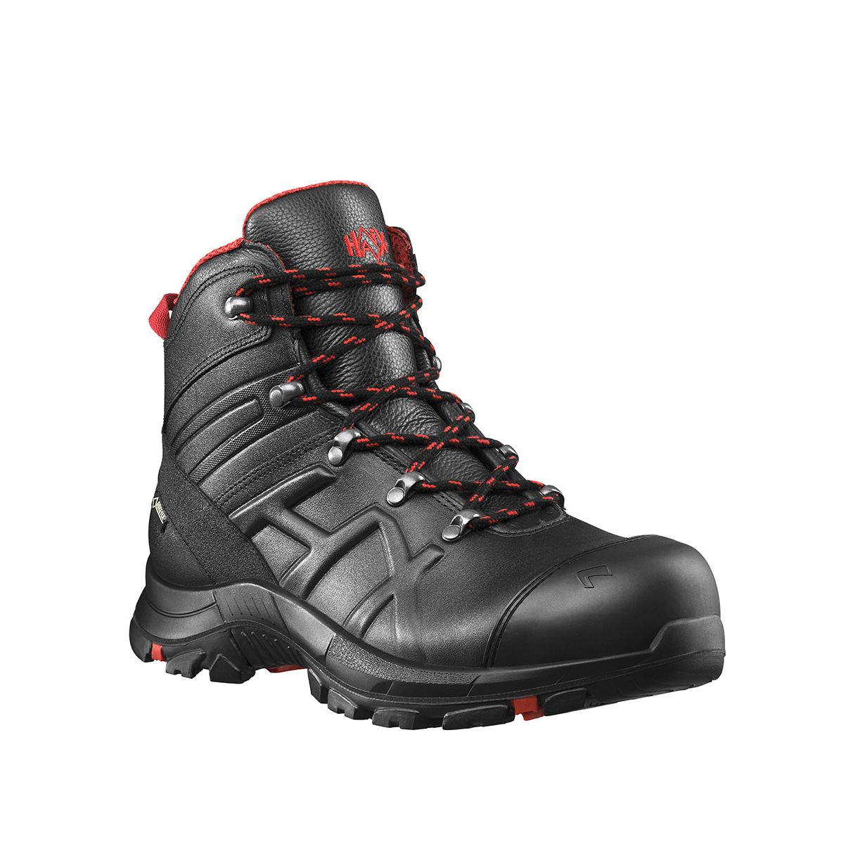 Botas De Seguridad Slip-On Negras Y Grises - Punta De Aluminio, Suela Tyre PU-PU, Talla 40