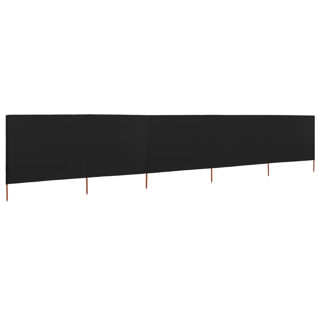 Paravento Divisorio In Legno 5 Ante, 225x172 Cm, Tela Stampata Su Entrambi I Lati, Pronto All'Uso - 5