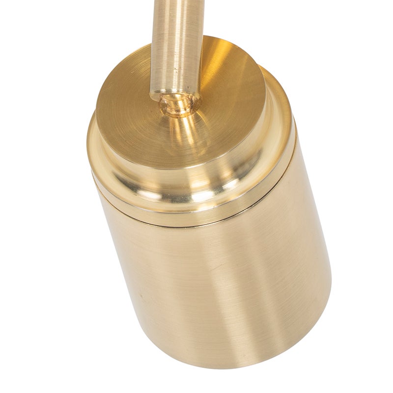 Spot de plafond ducha - 1 lumière - Ø 10 cm - Doré/Laiton - Moderne - Éclairage intérieur - Salle de bains - 6