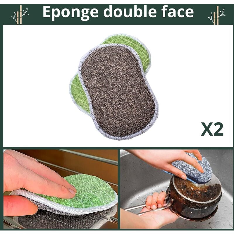 Lot de 6 Chiffon Bambou Microfibre pour Vitres Miroirs Carreaux Carrosserie Microfibre Bambou Vitre Ménage Salle de Bain - 4